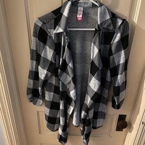 Black and grey cardigan